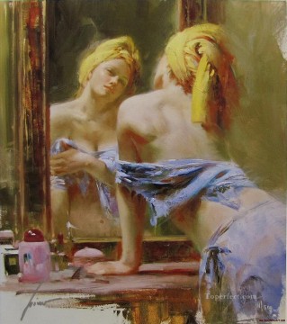 Pino Daeni 19 beautiful woman lady Oil Paintings